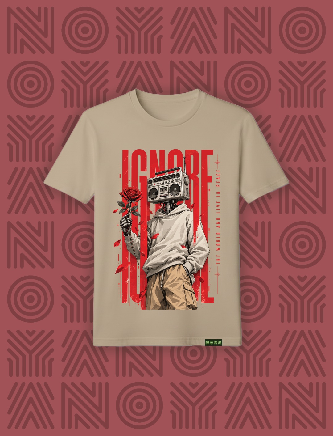 Noya Vibe Ignore the Noise S #0B0B0B