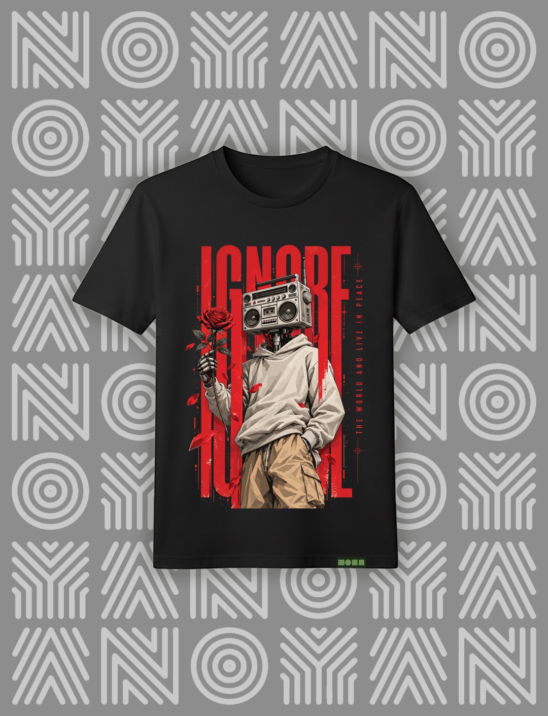 Noya Vibe Ignore the Noise S #0B0B0B