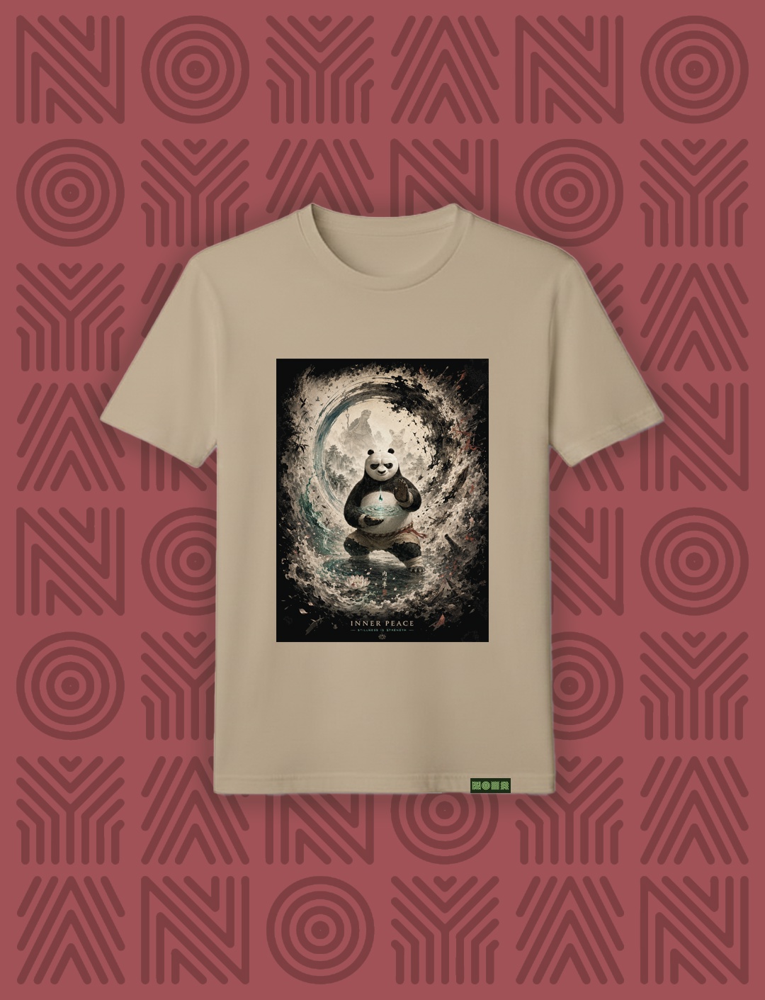 Noya Vibe Inner Peace - Kung Fu Panda S #0B0B0B