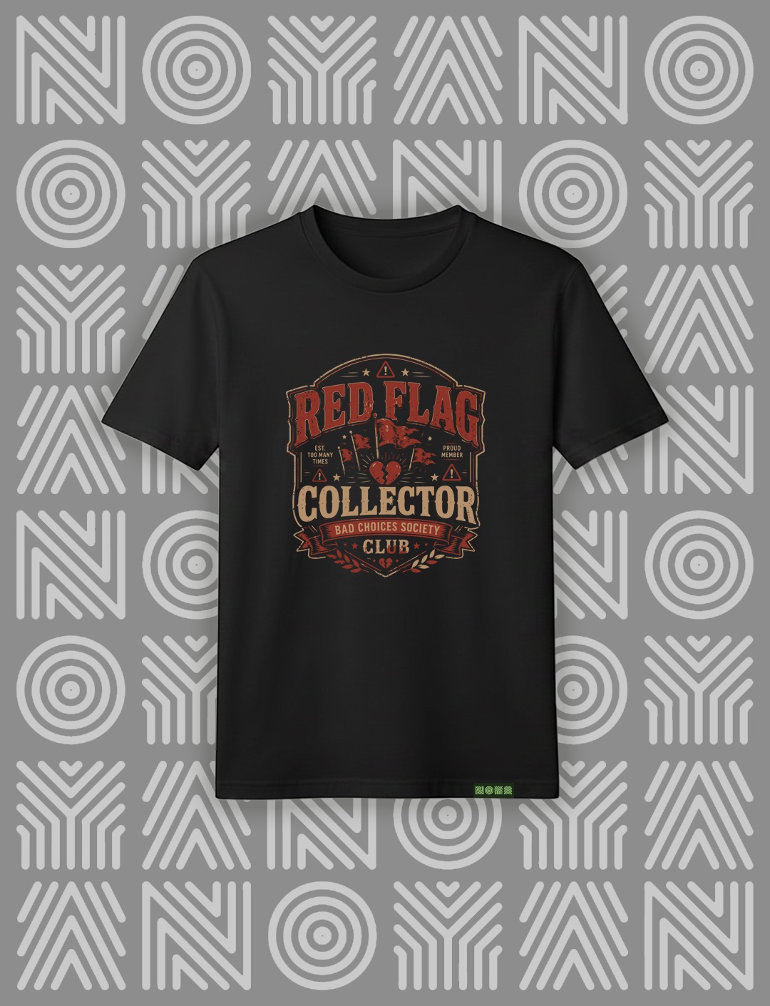 Noya Vibe Red Flag Collector S #0B0B0B