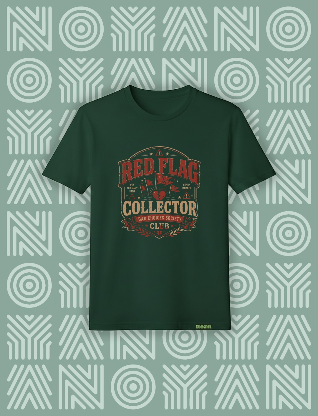 Noya Vibe Red Flag Collector S #0B0B0B