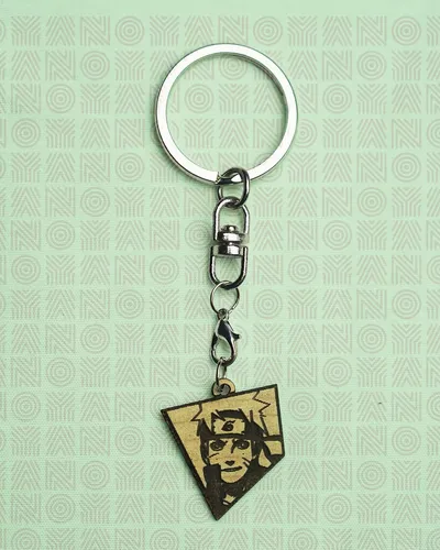 Noya Vibe Keyring - Naruto #dcd7a3