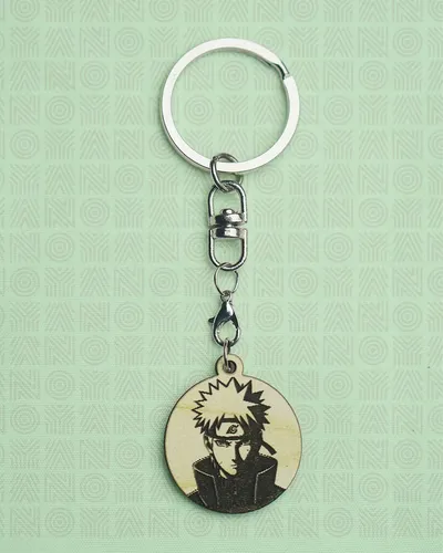 Noya Vibe Keyring - Naruto #dcd7a3