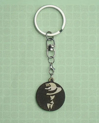 Noya Vibe Keyring - Luffy #dcd7a3
