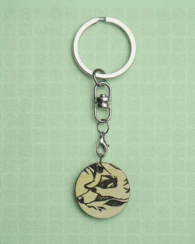 Noya Vibe Keyring - Kon #dcd7a3