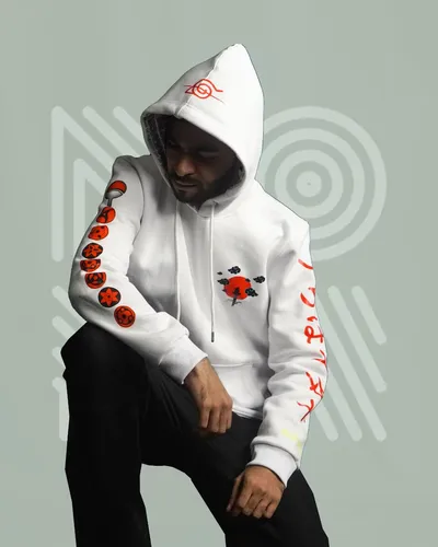 Noya Vibe Hoodie - Itachi S #FFFAFA